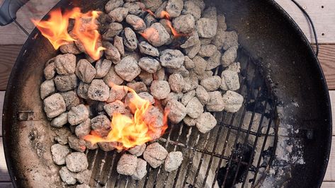 How to Set up Your Charcoal Grill for Direct and Indirect Heat | Epicurious Cook Frozen Steak, Cooking With Charcoal, Frozen Steak, Easy Bbq, Bbq Set, Small Chicken, Ras El Hanout, Best Steak, Grilling Season