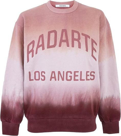 Amazon.com: Rodarte, Radarte Ombre Tie Dye Sweatshirt, S, Pink : Luxury Stores Soft Ombre, Ombre Tie Dye, Classic Outfits For Women, Minimalistic Outfits, Pink Luxury, Los Angeles Print, St Patrick's Day Outfit, Dye Sweatshirt, Girlie Style