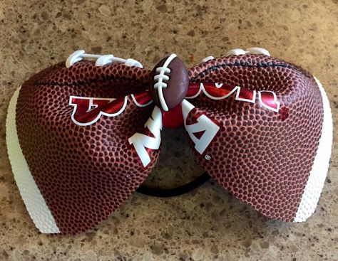 Football Cheer Bow by CharacterBowtiqueTH on Etsy (null) Cheer Team Gifts, Football Cheer, Bow Holders, Cheer Team, Cheer Bow, Bow Holder, Cheer Bows, Team Gifts, How To Make Bows