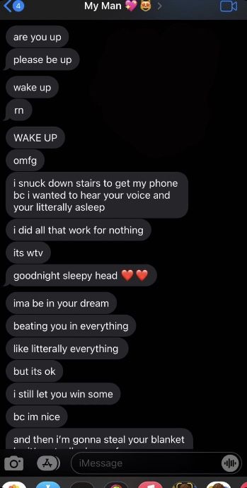 Ik Youre Sleeping But Texts, Stuff To Text Ur Bf, Wake Up Messages For Him, How To Make Mood Of Boyfriend, Things To Text Your Bf, Text Messages To Send To Boyfriend, What To Text Your Bf, My Man Text Messages, Test Messages Boyfriend