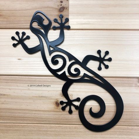 Stencils Art, Gecko Wall Art, Room Collage, Selling Stuff, Cnc Art, 3d Cnc, Easter Island, Scroll Saw Patterns, Metal Projects