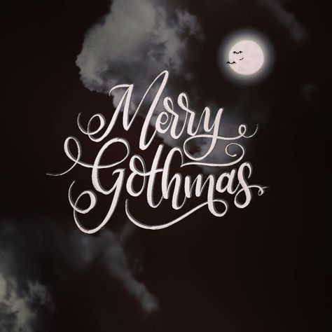 Toasty type on Instagram: “Merry gothmas eve everyone! ☠️👻🎃” Merry Gothmas, Winter Solstice Party, Merry Creepmas, Happy Festivus, Goth Christmas, Scary Christmas, Creepy Christmas, Dark Christmas, Swedish Christmas