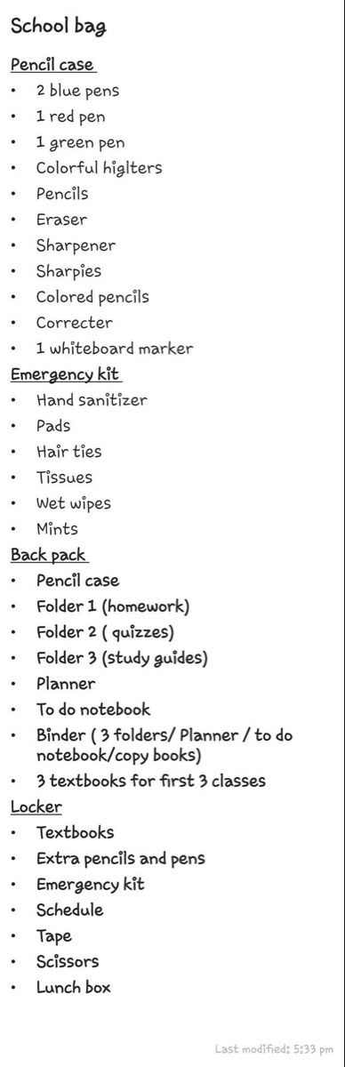 Things To Put In Bag For School, Pencil Pouch Essentials List, What Should I Put In My Pencil Case, What We Need For School, Pencil Case List School Supplies, Whats In Pencil Case, Things In Pencil Case, Thing To Pack For School, What To Pack To School