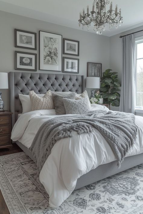 Cozy Glam Bedroom Decor: Transform Your Space Stylishly - Puqqu Peaceful Bedroom Decor, Teal And Gold Bedroom, Cozy Minimalism, Light Gray Bedroom, Taupe Bedroom, Statement Walls, Glam Bedroom Decor, Gold Bedroom Decor, Neutral Bedroom Decor