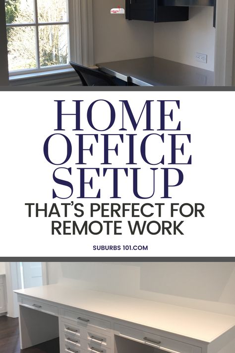 Do you need a home office setup for remote work? Whether it's a small office nook, a modern home office, or a custom home office setup with built-in desks and shelves, here are brilliant and stylish home office designs that you'll fall in love with. You'll be inspired with these smart home office ideas. Home Office Desk In Front Of Window Work Spaces, Home Office Renovation Ideas, 8x12 Office Layout, Man’s Home Office Ideas, Office In Family Room Ideas, Home Office Arrangement Layout, Home Office Den Combo, Loft Office Ideas Upstairs Open, Office Den Room Ideas