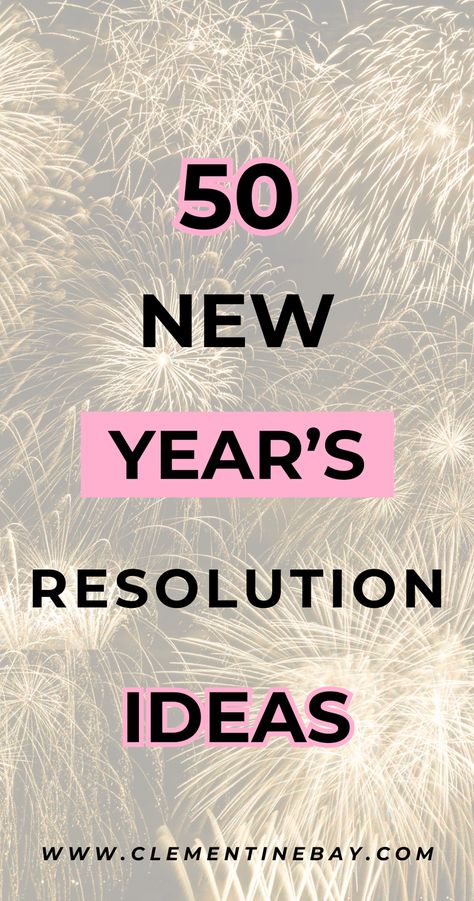 The top 50 best New Year's resolution ideas for 2025. Find New Year's resolutions and new year goals ideas focused on health, fitness, wellness, finance, career, business, knowledge, mindset, personal growth, relationships & social life. | New Year's resolution list | New Year's resolution ideas Fun New Year Resolutions, Small Goals Ideas, Best New Year Resolutions, Bujo New Years Resolution, How To Get Ready For The New Year, New Year’s Goals, New Year Plans Ideas, Social Goals Ideas, 300 Things I Want List From God Steve Harvey