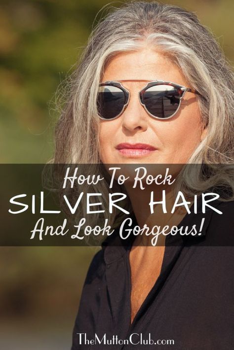 Women With Silver Hair, Cover Gray Hair Naturally, Grey Hair And Makeup, Grey Hair Over 50, Gorgeous Gray Hair, Grey Hair Inspiration, Covering Gray Hair, Gray Hair Growing Out, Gray Hair Cuts