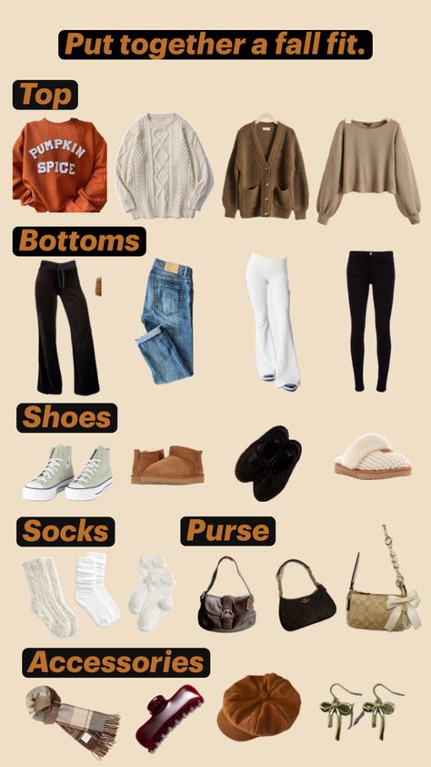 Outfits Put Together, Fall Fit, Purse Accessories, Cute Fits, Put Together, Sock Shoes, Your Dream, Cute Outfits, Socks