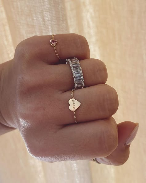 Permanent Rings, Permanent Ring Jewelry, Permanent Ring, Permanent Jewelry Rings, Permanent Jewelry Ring, Dainty Chain Ring For Everyday Wear, Dainty Chain Ring With Delicate Chain For Everyday, Dainty Everyday Chain Ring With Delicate Chain, Dainty Everyday Ring With Chain Detail