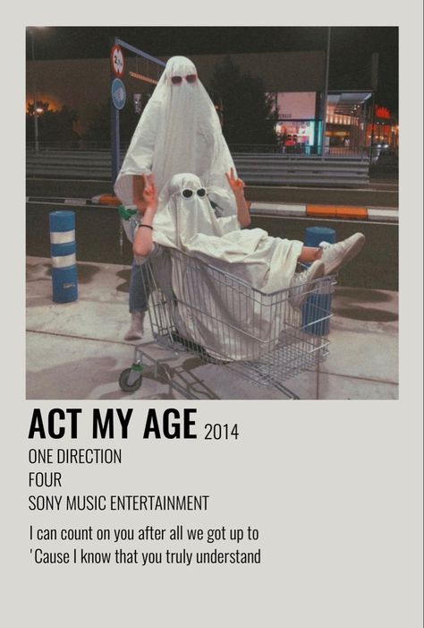 #onedirection #1d #1direction #minimalistpolaroidposter Act My Age One Direction, Act My Age, Song Posters, Sony Music Entertainment, 1 Direction, Album Songs, Sony Music, Minimalist Poster, One Direction