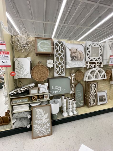 Hobby lobby Living Room Wall Decor Ideas Farmhouse Hobby Lobby, Hobby Lobby Bench Decor, Hobby Lobby Shelf Decor Living Room, Hobby Lobby Wall Decor Master Bedrooms, Small Wall Decor Ideas Bedrooms, Hobby Lobby Displays 2023, Hobby Lobby Sage Green Decor, Hobby Lobby Western Decor, Hobby Lobby Room Decor Bedroom