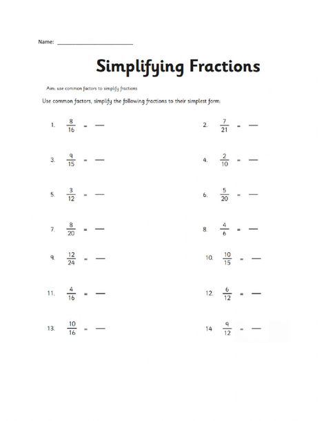 Reducing Fractions Worksheet, Simplify Fractions Worksheet, Simplifying Fractions Worksheet, Simplifying Fractions Activities, Fractions Worksheets Grade 5, Simplify Fractions, Simplest Form Fractions, Reducing Fractions, 2023 Classroom