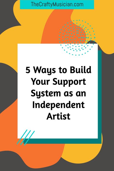 When it comes to being a musician, having a large support system doesn’t just happen automatically. You have to build your way up to it. The question is where do you start, and if and when you do start to get some traction, how do you maximize it? Here are ways you can build your own support base as an independent artist. Music Lifestyle, No Support, Music Marketing, Author Platform, Independent Musician, Mac Pc, Support System, Computer Laptop, Marketing Jobs