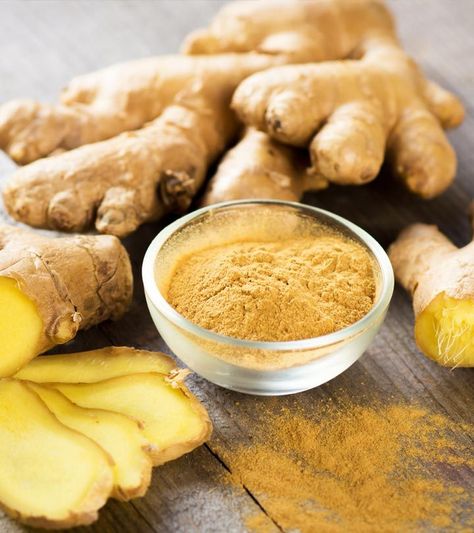 Dry Ginger Powder is also known as (Sonth) in Hindi, ‘Sonti‘ in Telugu, (Chukku or Sukku) in Tamil, ‘Chukku‘ in Malayalam, ‘Shunti‘ in Kannada, ‘Sonth‘ in Bengali, ‘Soonth‘ in Gujarati and ‘Suntha‘ in Marathi.  This comes from fresh ginger that is dried before being used. It is a fine off-white powder that has a strong aroma and pungent flavour. This is mostly easy to store and has a long shelf life of a year. Find out here what are the benefits of dry ginger powder.-healthyliving.natureloc.com Ginger Powder Benefits, Benefits Of Organic Food, Health Benefits Of Ginger, Ginger Powder, Masala Tea, Ginger Benefits, Lemon Benefits, Dry Ginger, Tea Benefits