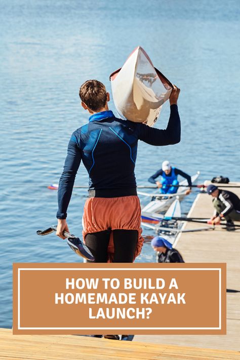 Are you a DIY kind of person? If so, you may have been thinking about building your very own kayak launch system. Diy Kayak Launch Ramp, Kayak Dock Launch, Diy Kayak Launch, Diy Kayak Storage, Kayak Diy, Kayak Launch, Lake House Rentals, Kayak Storage, Kayaking Gear