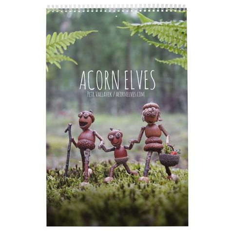 Acorn Elves / Dubanci: Designs & Collections on Zazzle Acorn People, Forest Crafts, Acorn Kids, Pine Cone Art, Acorn Crafts, Fairy Furniture, Fairy Crafts, Woodland Fairy, Diy Gnomes