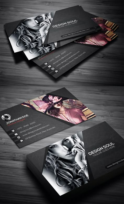 Tattoo Business Cards Ideas, Photography Business Cards Creative, Tattoo Business Cards, Fashion Designer Business Card, Business Card Design Creative Ideas, Photography Business Card Design, Photographer Business Card Design, Business Card Photography, Green Business Card Design