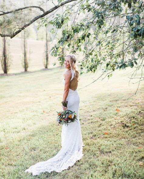 Wearing the Grace Loves Lace Alexandra dress in Wollombi. Hunter Valley wedding with Australian native flowers. The Woodhouse Wollombi, Hunter Valley Wedding, Australian Native Flowers, Meat Pie, Grace Loves Lace, The Way Home, Got Married, Wedding Dress, Lace