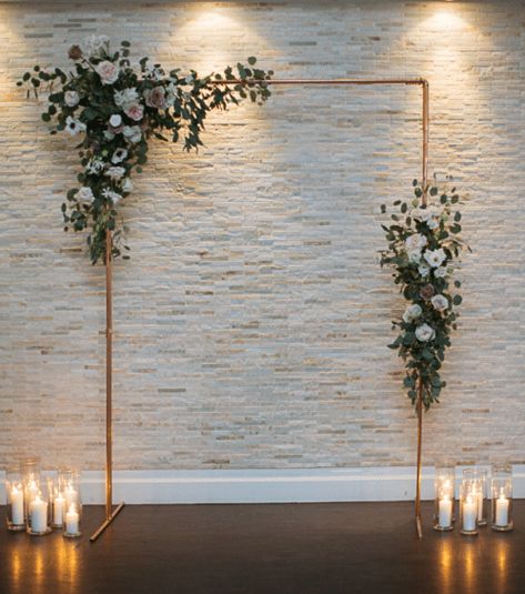 Ruangan Studio, Wedding Ceremony Setup, Wedding Arches Outdoors, Candle Lit Wedding, Wedding Alters, Rustic Wedding Decorations, Deco Champetre, Laura May, Romantic Candlelight