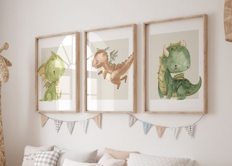 Mythical Creatures Dragon, Modern Safari Nursery, Fantasy Nursery, Dragon Nursery, Dragon Wall Art, Math Classroom Decorations, Boy Wall Art, Dragon Wall, Boys Nursery