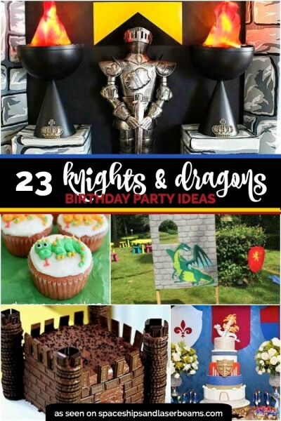 Dragons Birthday Party Ideas, Knights And Dragons Party, Dragon Birthday Party Ideas, Dragons Birthday Party, Lego Knights Kingdom, Dragon Themed Birthday Party, Dragon Birthday Party, Knights And Dragons, Knight Birthday Party