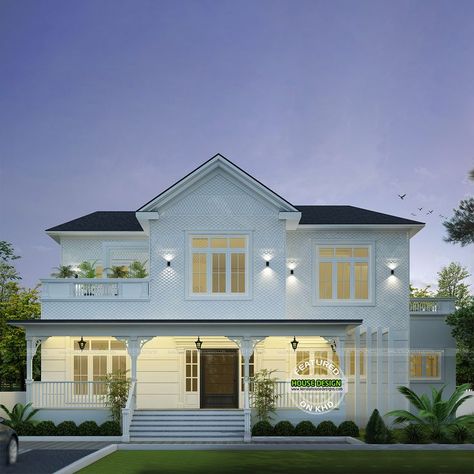 Roman style house rendering Kerala Homes, Roman House, Bedroom Beautiful, European Style Homes, Building Plans House, Simple House Design, Kerala Houses, Home Architecture, Roman Style