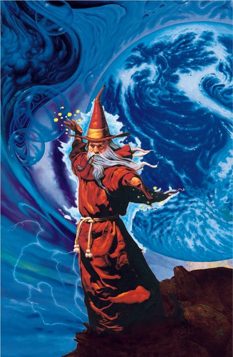 80s Fantasy Art, Wizard Fashion, Wizard Art, Advanced Dungeons And Dragons, Fantasy Wizard, Dungeons And Dragons Art, Gandalf, The Wizard, Fantasy Aesthetic