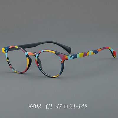 TR90 Cat's Eye Colored Painted Glasses Retro Women Full Rim Eyeglass Frames | eBay Unique Glasses Frames, Bold Glasses, Classy Glasses, Funky Glasses, Mens Glasses Fashion, Painted Glasses, Lenses Color, Retro Women, Fashion Over 50