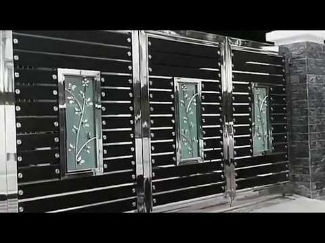 Main Gait Design Steel, S S Steel Gate, S S Gate Design Modern, House Main Gates Design Steel, Steel Get Design, Main Door Steel Gate Design, Front Steel Gate Design, House Front Gate Modern House Front Gate, Gate Steel Design