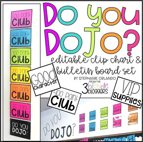 3 Blonde Bloggers on Instagram: “Do you DoJo? Support the use of Class DoJo in your classroom while encouraging and celebrating positive behaviors! Pick and choose from the…” Individual Behavior Chart, School Behavior Chart, Behaviour Display, Think Sheet, Classroom Management Behavior, Classroom Management Elementary, Behavior Rewards, Class Dojo, Teacher Helper