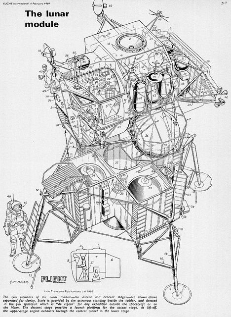 Cutaway diagram of Lunar Module. Lunar Module, Apollo Space Program, Bd Art, Apollo Program, Nasa Apollo, Space Stuff, Space Craft, Apollo Missions, Nasa Space