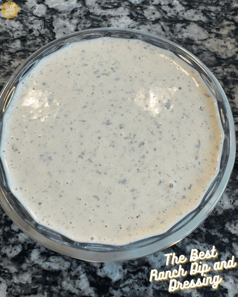 The Best Ranch Dip and Dressing Best Ranch Dip, Ranch Dip Recipe Hidden Valley, Hidden Valley Ranch Dip, French Onion Dip Recipe, Ranch Dressing Dip, Hidden Valley Ranch Dressing, Ranch Dip Recipe, Ranch Packet, Homemade Dry Mixes