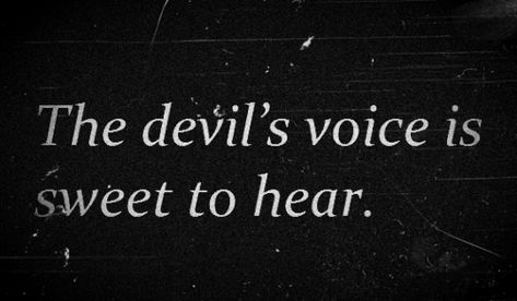 Devil Quotes, Under Your Spell, The Villain, Pretty Words, Thoughts Quotes, Writing Prompts, A Black, Words Quotes, Texts