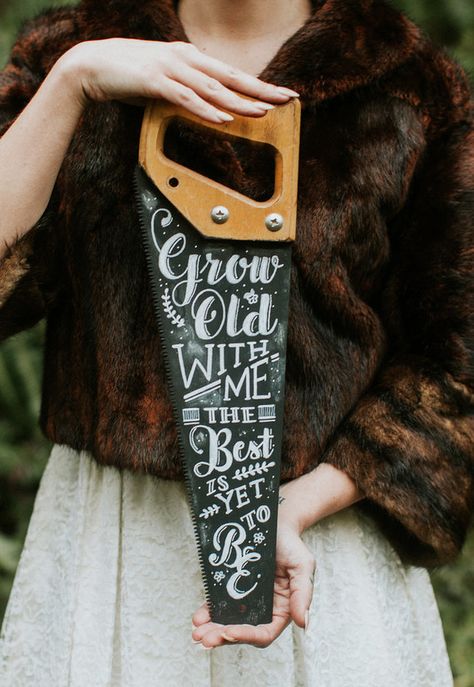 Lumberjack Wedding, Wedding Themes Ideas, Rustic Country Wedding Decorations, Unique Wedding Signs, Sugar Geek, Themes Ideas, Hand Saws, Yosemite Wedding, Country Wedding Decorations