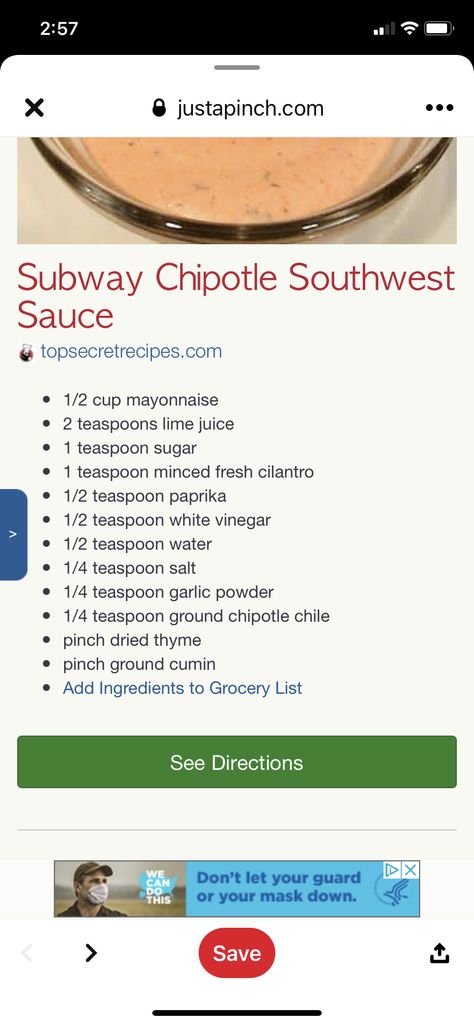 Popeyes Sweet Heat Sauce Recipe, Subway Southwest Chipotle Sauce, Subway Sauces List, Popeyes Copycat Recipes Dipping Sauces, Chipotle Southwest Sauce Subway, Subway Southwest Sauce, Popeyes Spicy Chicken Sandwich Recipe, Subway Chipotle Southwest Sauce, Subway Sauces