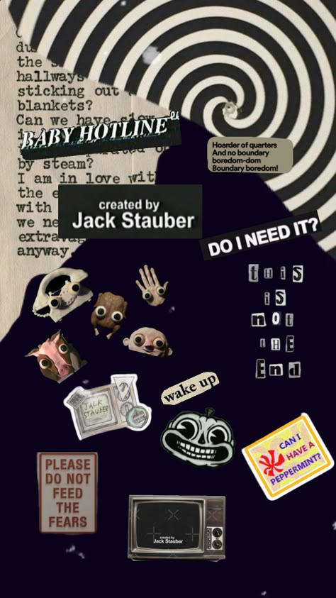 Jack stauber Music Therapist, Funny Poses, Band Wallpapers, Jack And Jack, Weird Dreams, Cute Patterns Wallpaper, Drink Milk, Tooth Fairy, Stick It Out