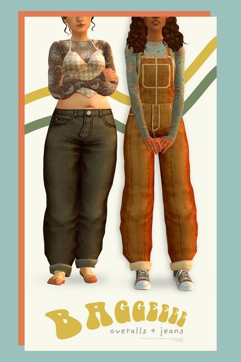 2000s Reality Tv Aesthetic, Sims 4 Cc Funky Clothes, Sims 4 Hippie Cc, Making Jeans, Four One Direction, Cc Clothing, Sims Challenge, Cc Shopping, Clothes Cc