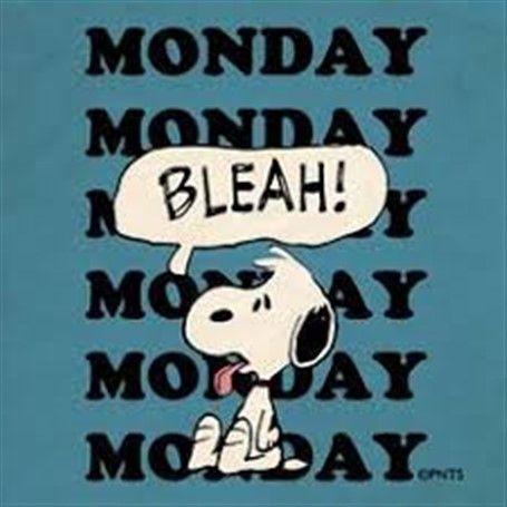 It's Blue Monday Peanuts Quotes, I Hate Mondays, Monday Humor, Snoopy Funny, Peanuts Cartoon, Snoopy Quotes, Snoopy Pictures, Snoop Dog, Joe Cool