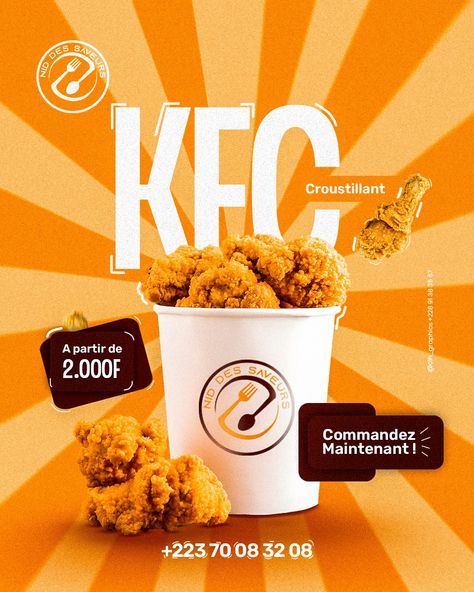 Food flyer design, social media design Kfc Social Media Design, Fast Food Flyer Design, Fast Food Social Media Design, Kfc Poster, Fast Food Social Media Post, Fast Food Social Media, Food Social Media Design, Fast Food Flyer, Food Social Media Post Design