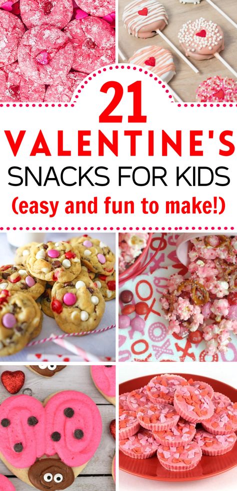 Valentines Day Snacks, Valentine's Day Snacks, Heart Shaped Snacks, Festive Snacks, Snack Ideas For Kids, Homemade Cheese Crackers, Healthy Fruit Snacks, Red Velvet Whoopie Pies, White Chocolate Bark