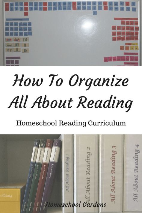 How to organize All About Reading so it’s open-and-go and easy to save for younger kids! | homeschoolgardens.com | All About Reading| homeschool curriculum | learning to read All About Reading Curriculum, All About Reading Organization, Reading Homeschool, Homeschool Reading Curriculum, All About Reading, Homeschool Electives, Homeschool Room Organization, Homeschool Hacks, Toddler Homeschool