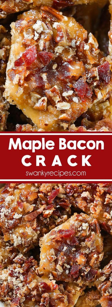 Sweet And Salty Breakfast, Maple Bacon Recipes, Bacon Desserts, Breakfast Pastry, Overnight French Toast, Toast Casserole, Breakfast Party, Crescent Roll Recipes, Bacon Breakfast