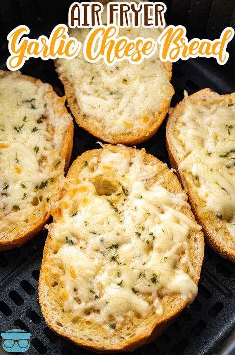 Air Fryer Recipes Snacks, New Air Fryer Recipes, Air Fryer Cooking Times, Garlic Cheese Bread, Garlic Cheese, Air Fryer Oven Recipes, Air Fry Recipes, Air Fryer Healthy, Cheese Bread