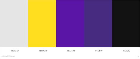 Purple Yellow White Color Palette, Black Purple Yellow Color Palettes, Yellow Black Colour Palette, Purple And Yellow Palette, Yellow And Black Color Palette, Yellow And Purple Color Palette, Yellow Purple Color Palette, Purple Yellow Color Palette, Purple And Yellow Color Palette