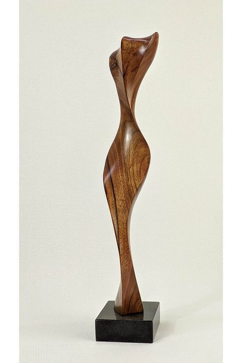 Wood Carving Art Sculpture, Female Sculpture, Pear Wood, Wood Statues, Gold Digger, Wood And Marble, Wood Carving Art, Wooden Sculpture, Olive Wood