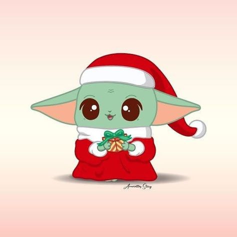 Yoda Drawing, Cute Batman, Easy Christmas Drawings, Star Wars Cartoon, Holiday Wallpapers, Yoda Wallpaper, Star Wars Crafts, Kids Notes, Christmas Outfit Ideas