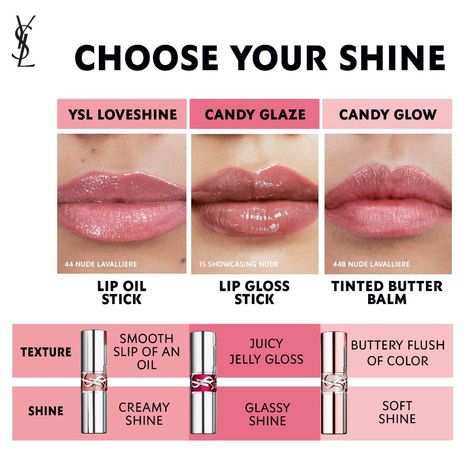 Lip Oil Stick, Lip Gloss Stick, Ysl Lip, Ysl Lipstick, Bold Lipstick, Hydrating Lip Gloss, Natural Lip Colors, Ysl Beauty, Glossy Lips