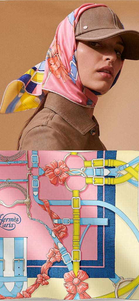 Hermès scarf 90 Hermes Moodboard, Hermes Scarf Pattern, Hermes Photography, Hermes Scarves, Fashionable Accessories, Hermes Scarf, Old T Shirts, Scarf Pattern, Women Clothing