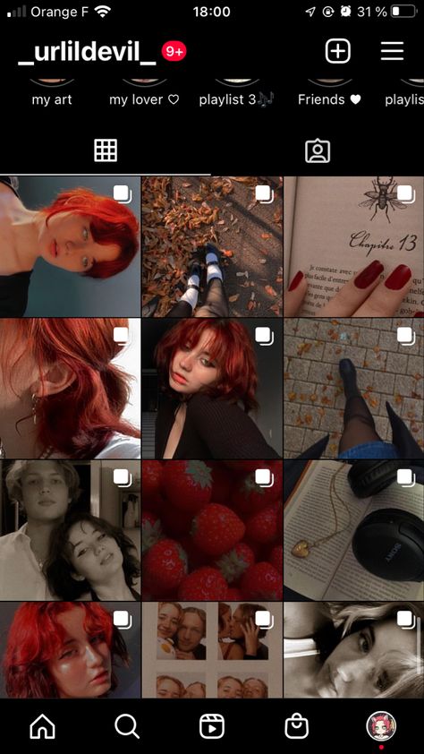 Red Insta Aesthetic, Red Theme Instagram, Red Aesthetic Instagram Feed, Dark Feminine Instagram Feed, Red Ig Feed, Dark Academia Instagram Feed, Red Instagram Feed, Red Aesthetic Instagram, Insta Aesthetic Profile