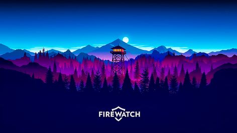 HD wallpaper: Firewatch digital wallpaper, purple and blue mountains illustration | Wallpaper Flare 1366x768 Wallpaper, 1366x768 Wallpaper Hd, Zed League Of Legends, 3840x2160 Wallpaper, Image Dbz, Uhd Wallpaper, Background 4k, R Wallpaper, Forest Scenery